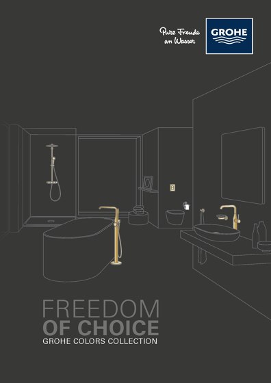 FREEDOM OF CHOICE GROHE COLORS COLLECTION