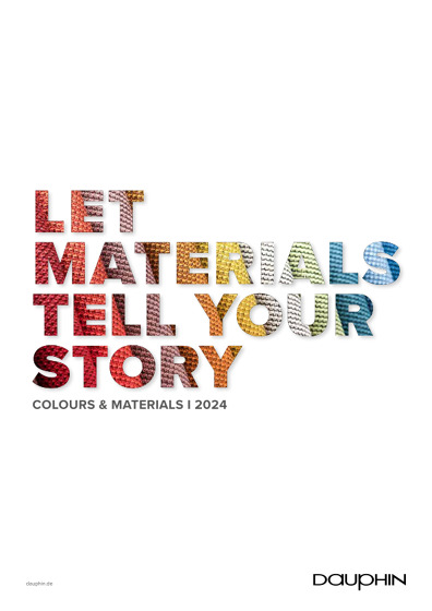 Let materials tell your story | Colours & Materials 2024 (NL)