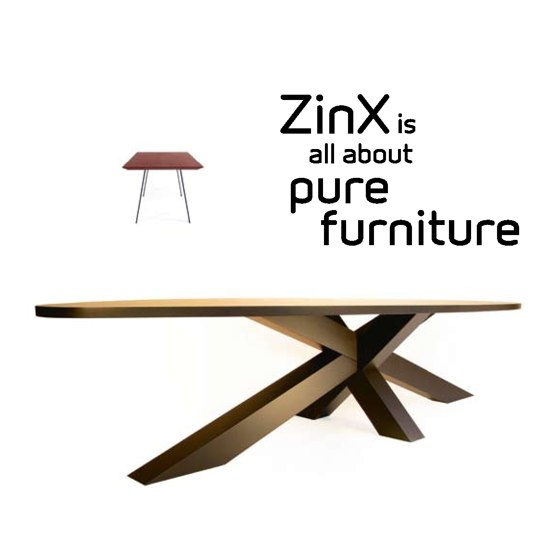ZinX is all about pure furniture