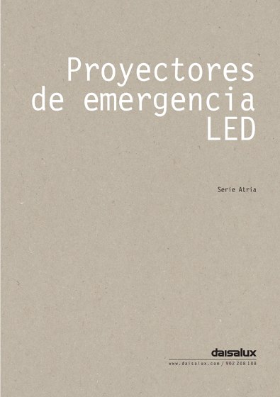 Proyectores de emergencia LED