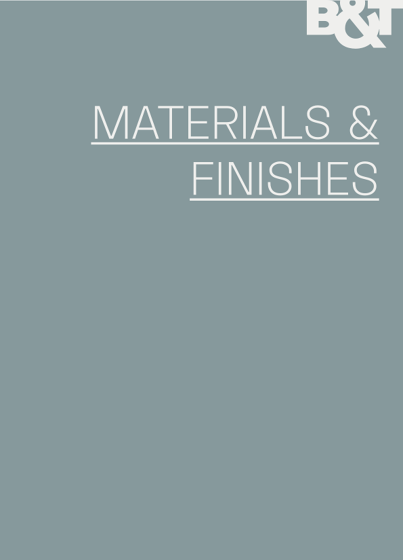 Materials and Finishes