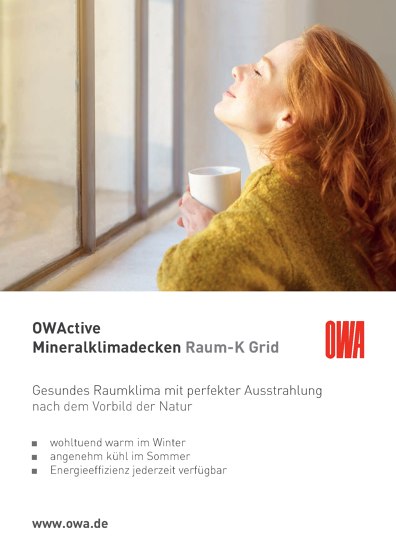 OWActive Mineralklimadecken Raum-K Grid
