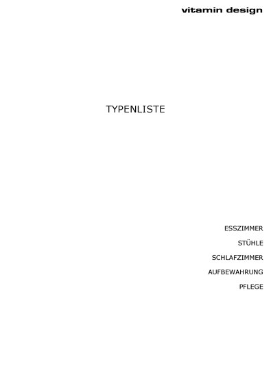Product Type List
