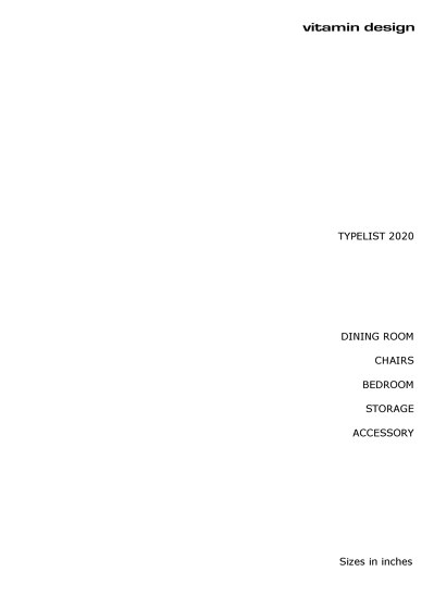 Typelist (inches)