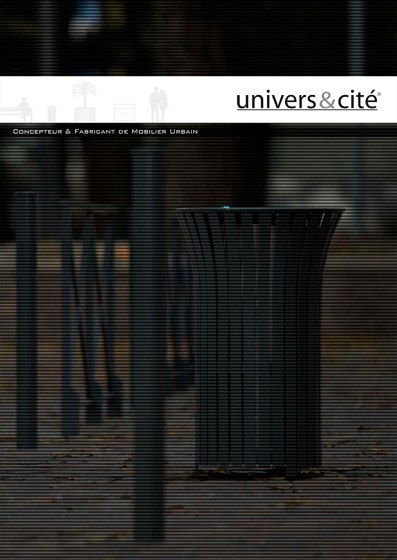 Catalogue de Univers et Cité - Mobilier urbain | Architonic