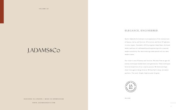 J. Adams & Co. catalogues | Architonic