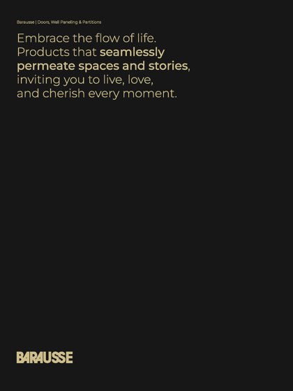 Barausse catalogues | Architonic