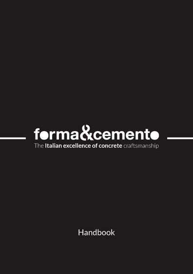 Catalogue de Forma & Cemento | Architonic
