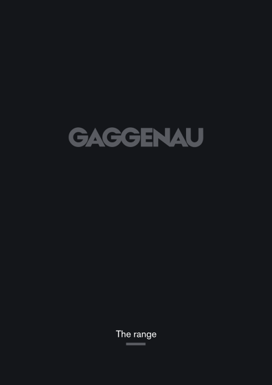 Gaggenau catalogues | Architonic