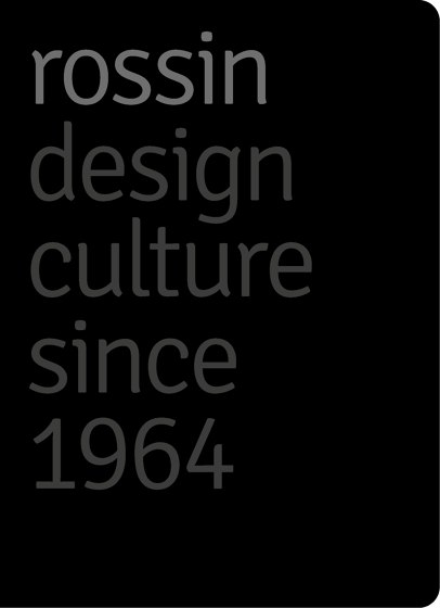 Rossin srl catalogues | Architonic