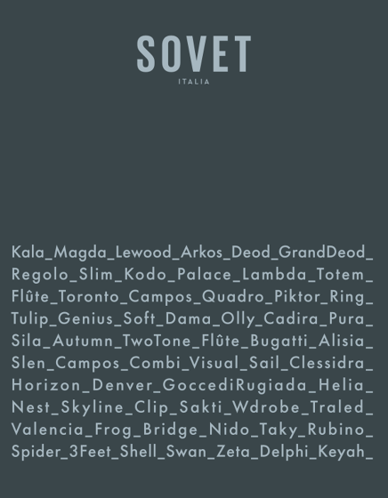 Catalogue de Sovet | Architonic