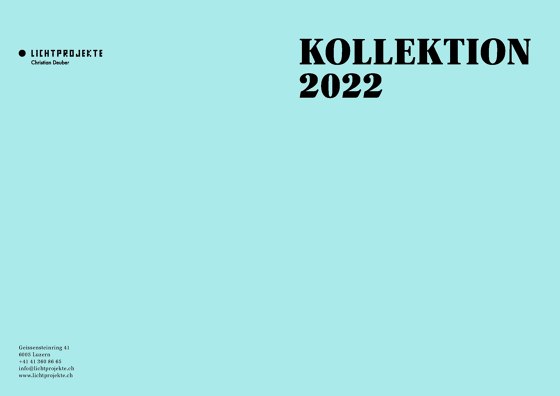 lichtprojekte catalogues | Architonic