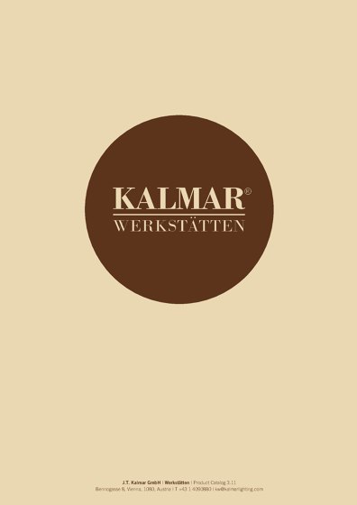 Kalmar Kataloge | Architonic