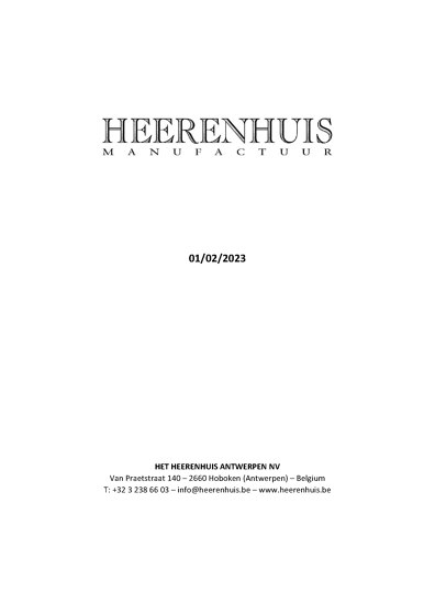 Catalogue de Heerenhuis | Architonic