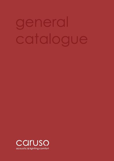 Caruso Acoustic catalogues | Architonic