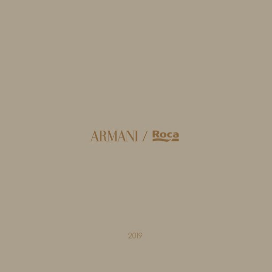 Catalogue de Armani Roca | Architonic