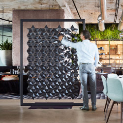 Facet freestanding room dividers