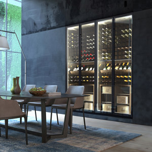 Residential Custom Wine Cabinets