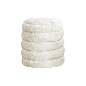 Curly wool cushion
