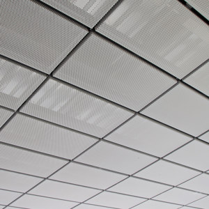 Heated and Chilled Expanded Metal Ceilings