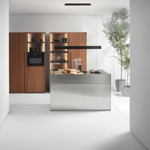 Small Living Kitchens Isola Model2