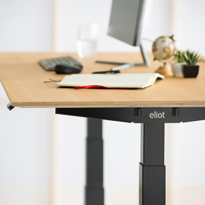 Eliot - vormontierter High-End höhenverstellbarer Schreibtisch