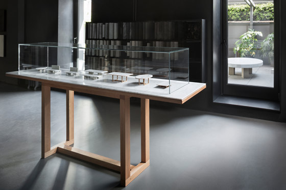 Span - Coffee table 113 x 113 x h26 cm Bianco Carrara | Tables basses | Salvatori