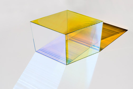Rho Square H 35 - clear glass | Tavolini bassi | NEO/CRAFT