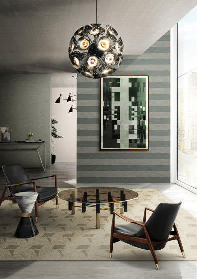 Infinity space dyed stripe inf6607 | Tissus de décoration | Omexco