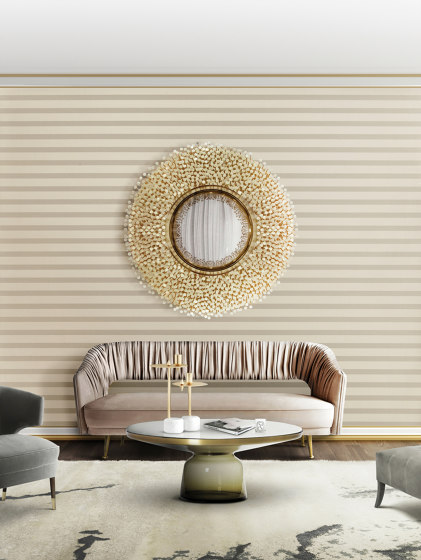 Infinity printed rayon stripe inf8682 | Tessuti decorative | Omexco
