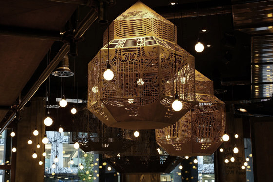 Caged Beauty 320 pendant light and birdcage, metal | Suspensions | JSPR