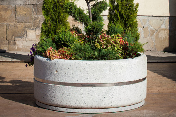 Round Concrete Planter 22 | Plant pots | ETE