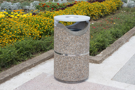 Concrete Litter Bin 41 | Waste baskets | ETE