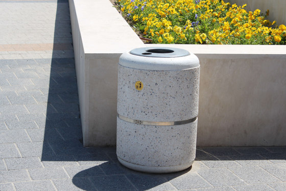 Concrete Litter Bin 127 | Waste baskets | ETE