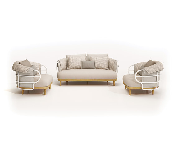 Dune Lounge Chair Ottoman Studio | Armchairs | Gloster Furniture GmbH