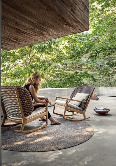 Kay High Back Lounge Chair Copper | Poltrone | Gloster Furniture GmbH