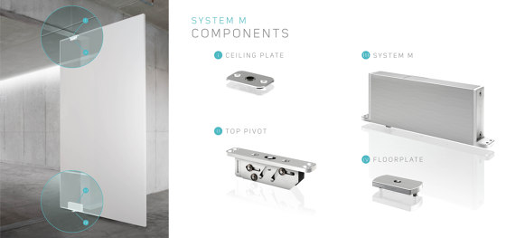 System M | Pivoting Design Door | Hinges | FritsJurgens