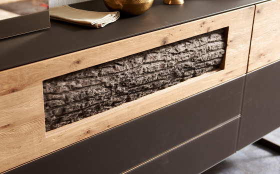 Rinde Oak smoked | Placages bois | VD Holz in Form