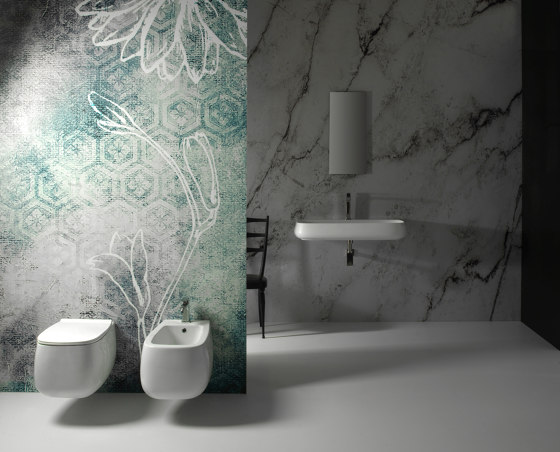 Freestanding Washbasin with tap plan | Wash basins | Alice Ceramica