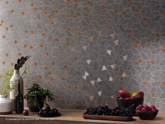 Boost Grey Mosaico Shapes | Carrelage céramique | Atlas Concorde