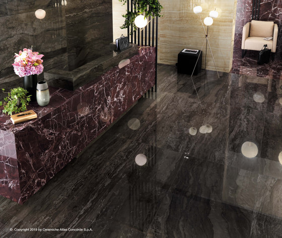 Marvel Red Luxury Lappato | Ceramic flooring | Atlas Concorde