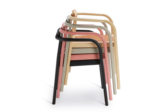 Ahm Chair | Indian Red with Cane Seat | Stühle | Please Wait to be Seated