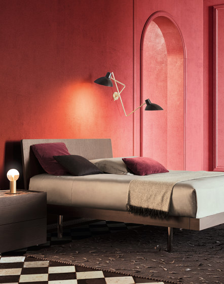 Alfa tall platform bed | Beds | Pianca
