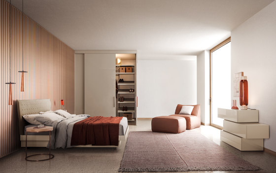 Alfa tall platform bed | Beds | Pianca