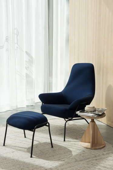 Hai Chair Melange Coral + Ottoman | Sessel | Hem Design Studio