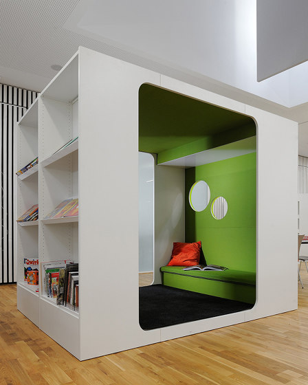 Cocoon Media-Lounge | Office Pods | Lammhults Biblioteksdesign