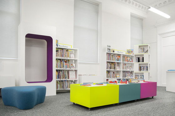 Cocoon Media-Lounge | Box de bureau | Lammhults Biblioteksdesign