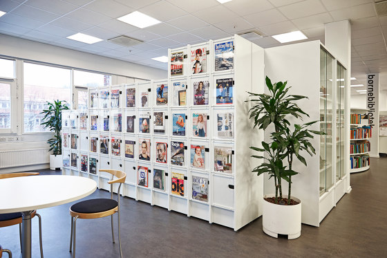 Ordrup Magazine Display Cabinet | Espositori | Lammhults Biblioteksdesign
