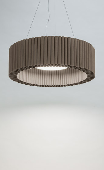 Ceiling object Wave with luminaire | Suspended lights | HEY-SIGN