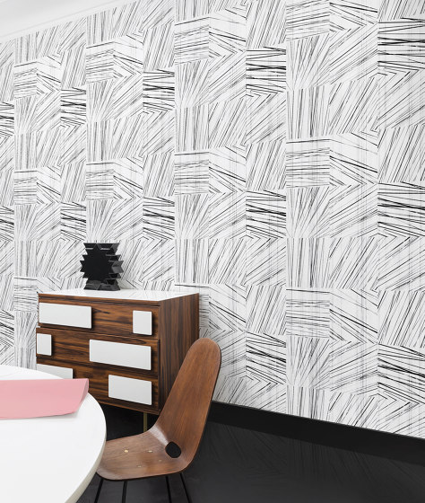 Abstract Stripe Dark | Wall coverings / wallpapers | LONDONART
